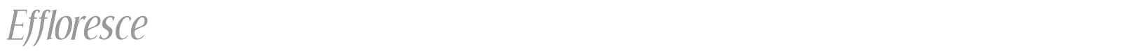 Effloresce font preview